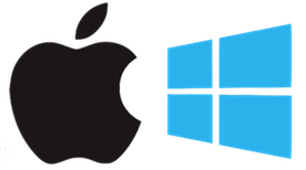 Logo apple et windows