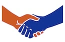 Des mains serrées c'est le meilleur symbôle du programme amiba pour le BTP